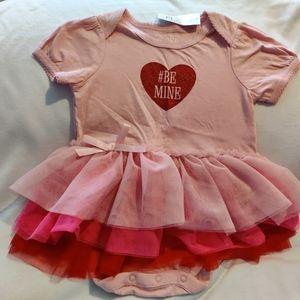 9-12 month #be mine tutu bodysuit Children's place